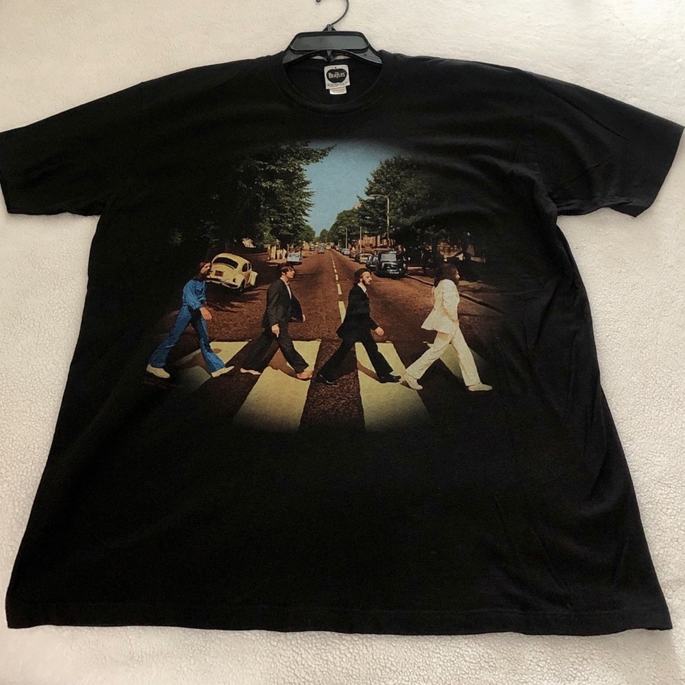 The Beatles Black Authentic Abbey Road T-Shirt! XL